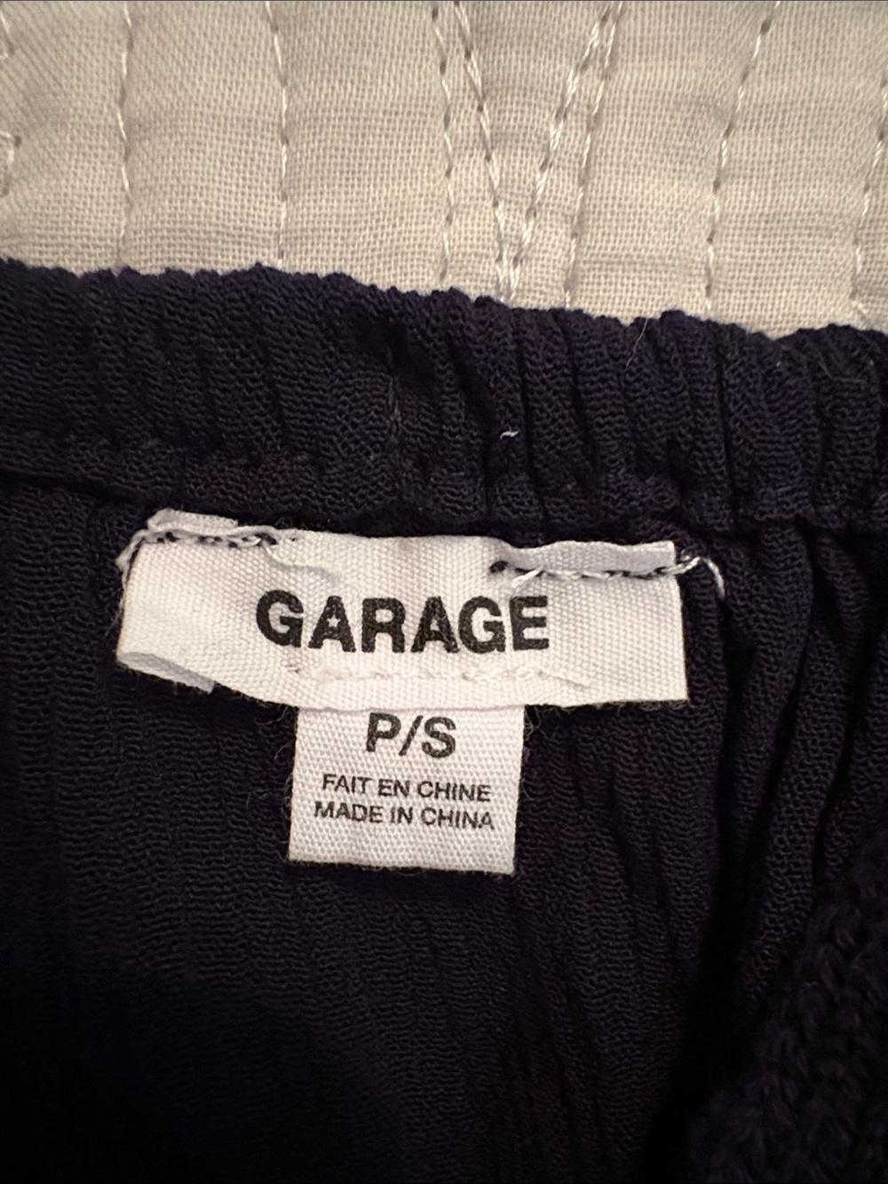 Garage Women's Navy Blue Flowy Tank Top - Picture 4 of 4